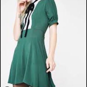 Valfre hunter green Jolie dress